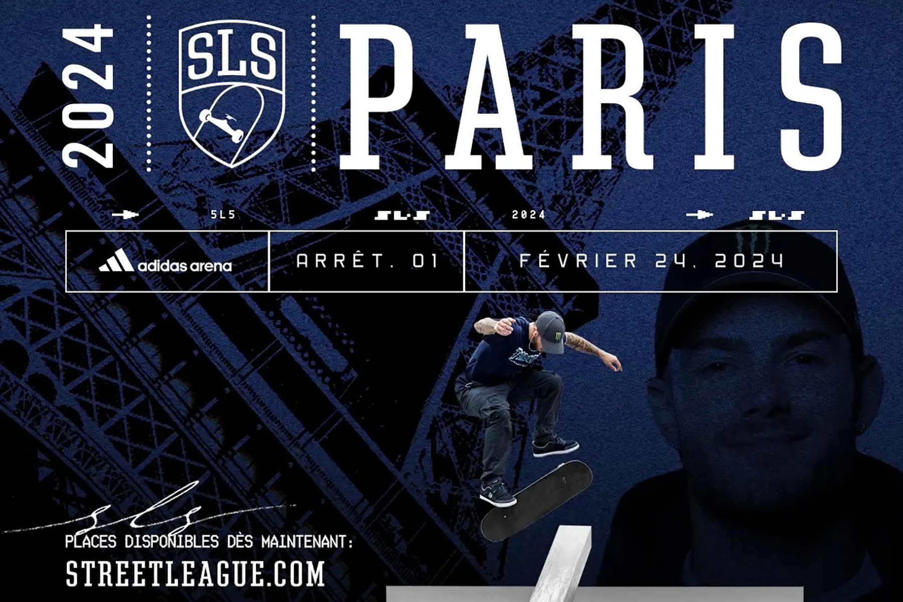 GIP SKATEPARKS DE FRANCE AFFICHE SLS