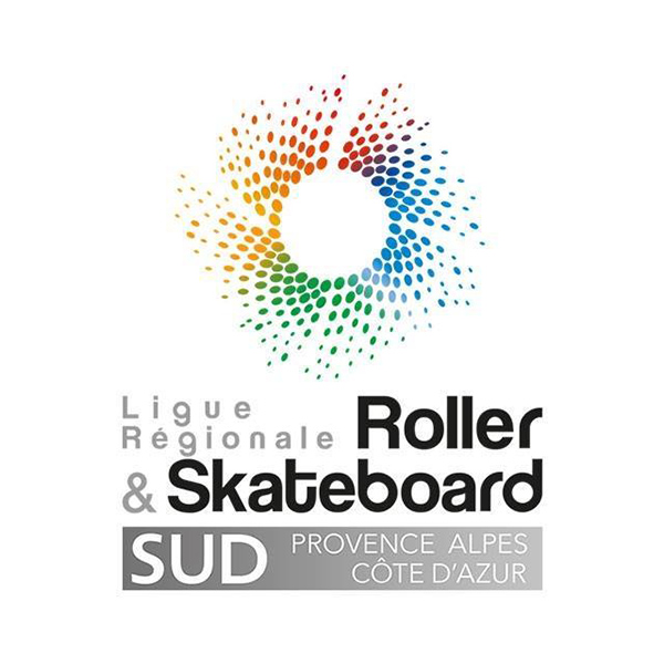 SKATEPARKS DE FRANCE LIGUE SUD ROLLER SKATE LOGO