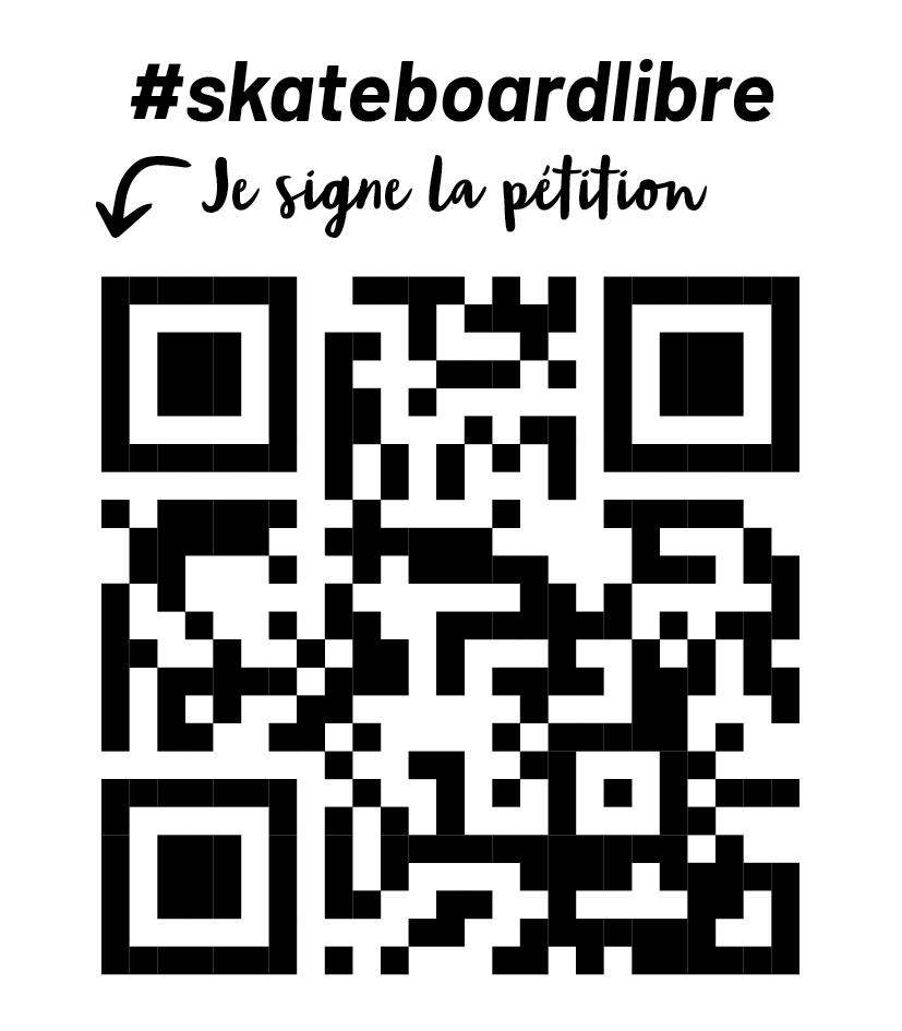 gip skateparksdefrance qrcode petition skateboard libre